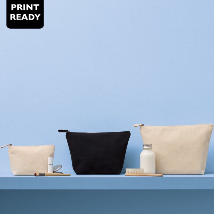 Recycled luxe canvas accessory bag Thumbnail