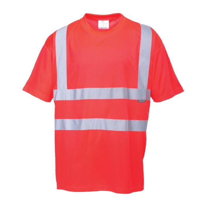 Portwest Hi-Vis T Shirt Red Thumbnail