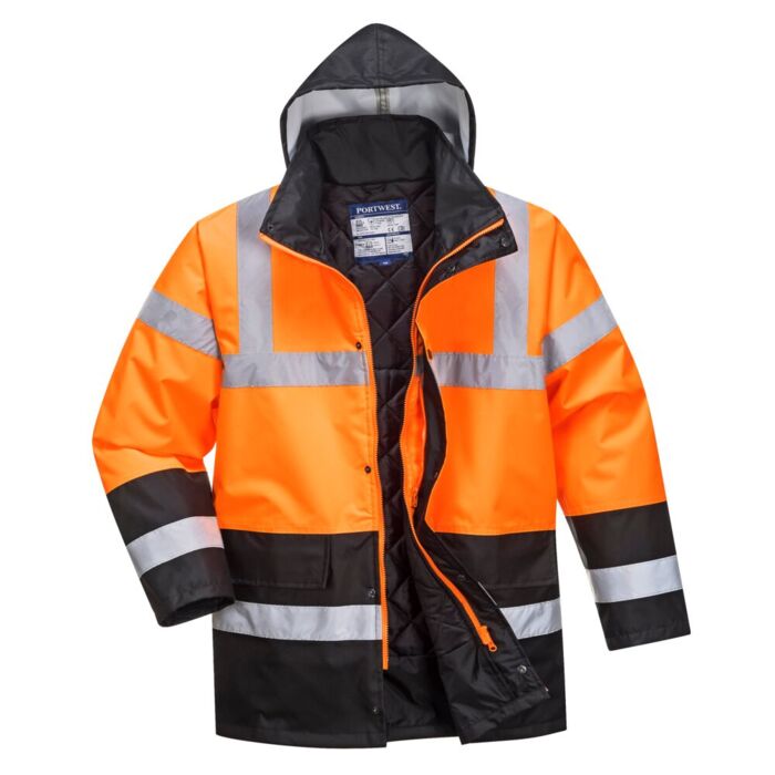 Portwest Hi-Vis 2-Tone Jacket Orange Thumbnail
