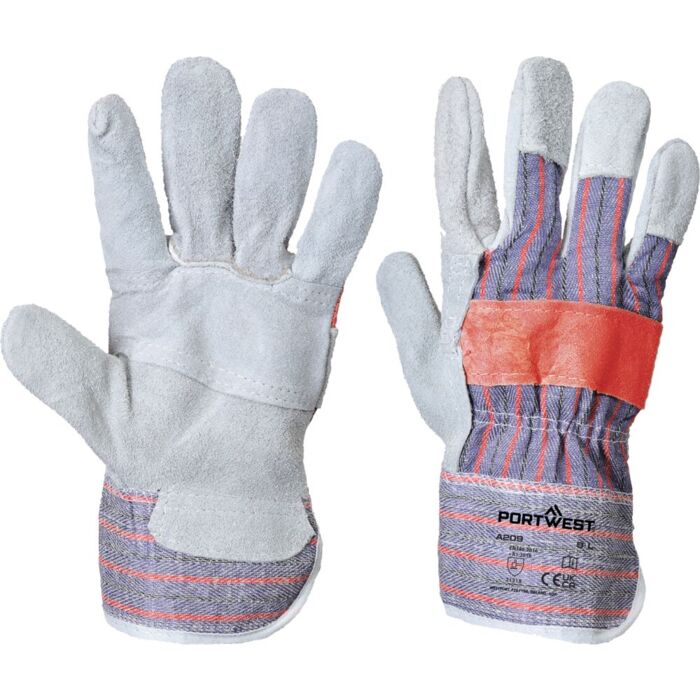 Portwest Classic Canadian Rigger Glove Grey Thumbnail