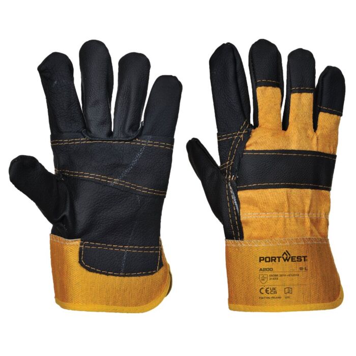 Portwest Furniture Hide Glove Yellow Thumbnail