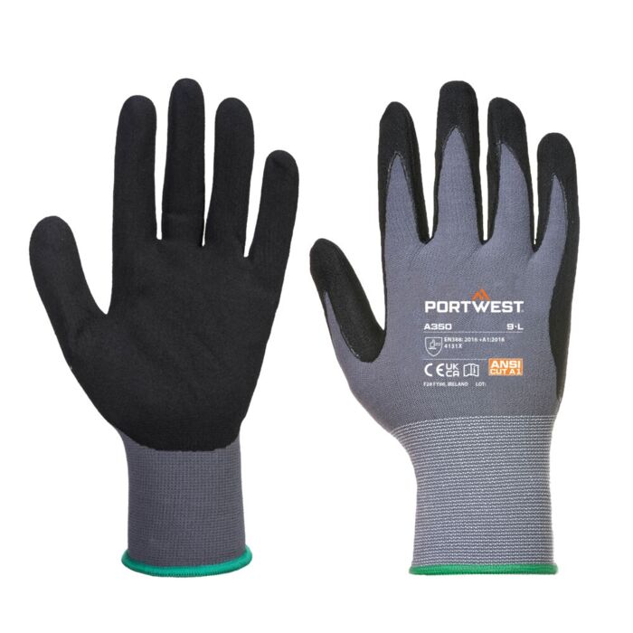 Portwest Dermiflex Glove Black Thumbnail