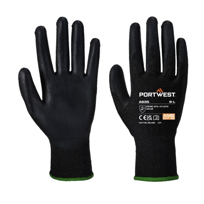 Portwest Eco-Cut Glove Black Thumbnail