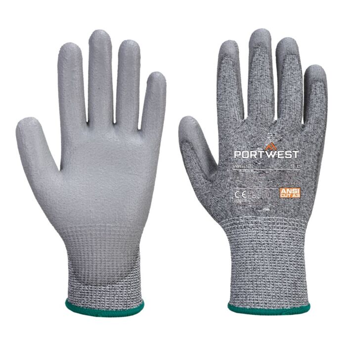 Portwest MR Cut PU Palm Glove Grey Thumbnail