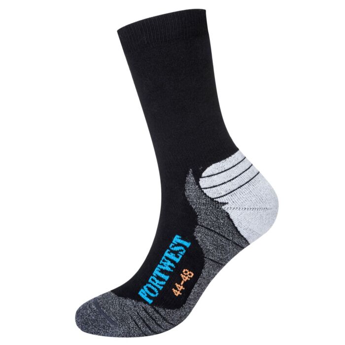 Portwest Bamboo Hiker Sock Black Thumbnail