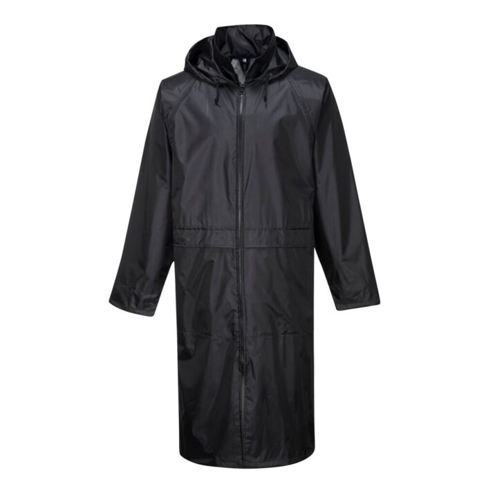 Portwest Classic Rain Coat Black Thumbnail