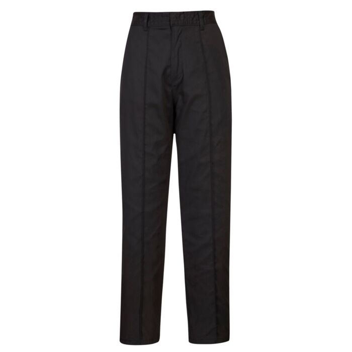 Portwest Women's Elasticated Trouser Black Black Thumbnail