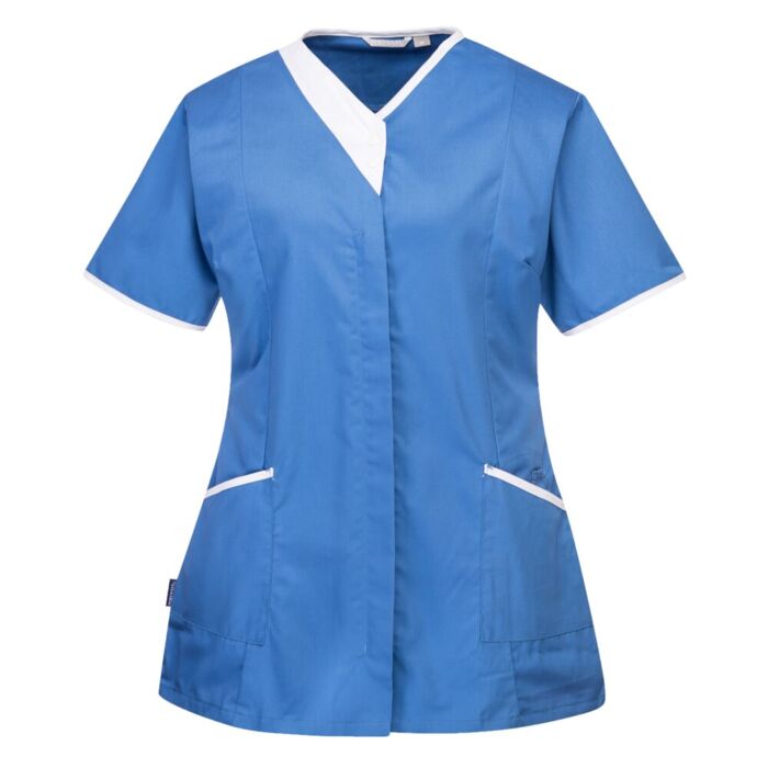 Portwest Ladies Modern Tunic Hospital Blue Thumbnail