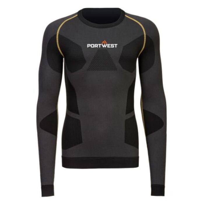 Portwest Dynamic Air Baselayer Top Charcoal Thumbnail