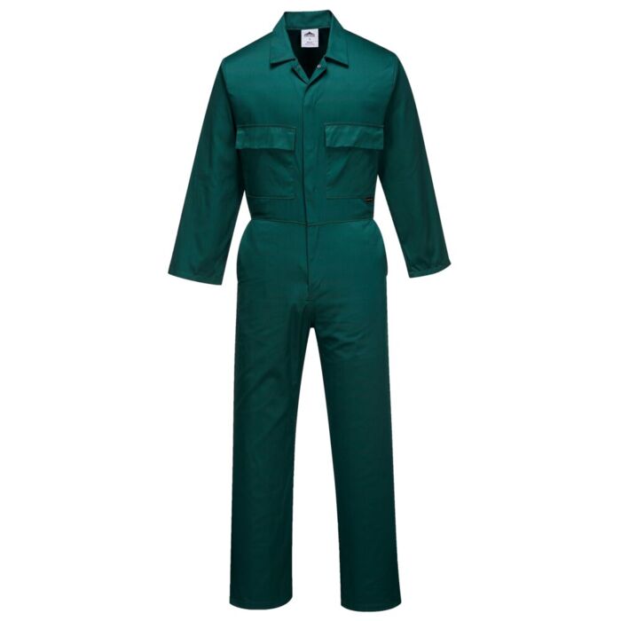 Portwest Euro Work Coverall Bottle Green Bottle Green Thumbnail