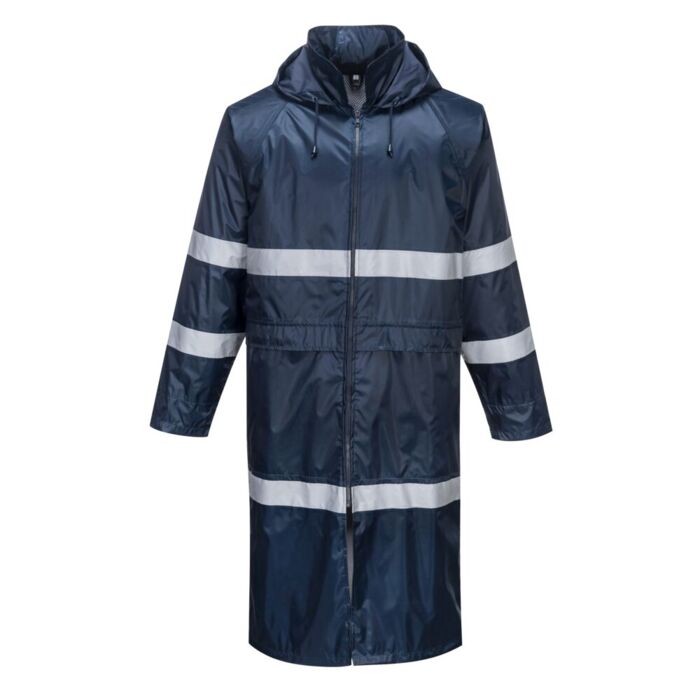 Portwest Classic Iona Rain Coat Navy Thumbnail