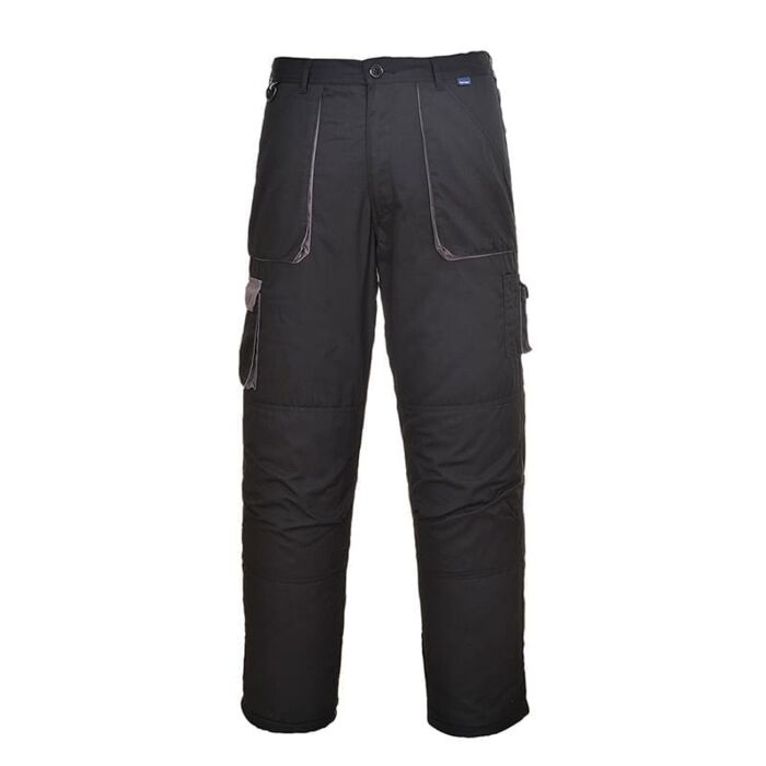 Portwest Contrast Trousers Black Thumbnail