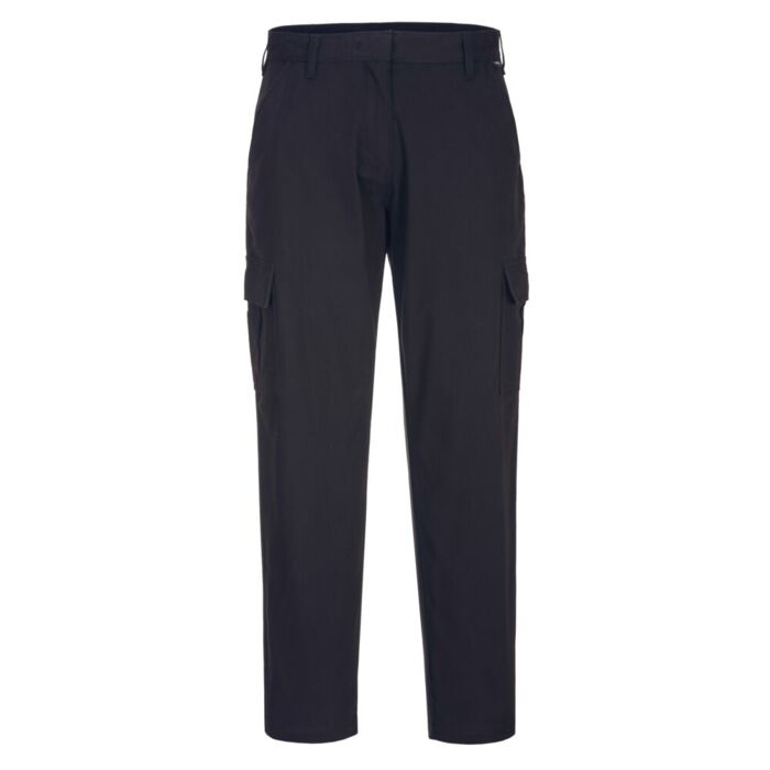 Portwest Women's Stretch Cargo Trouser Black Thumbnail
