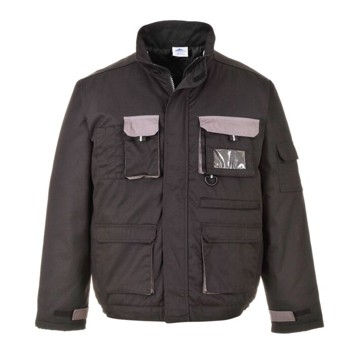 Portwest Contrast Lined Jacket Black Thumbnail