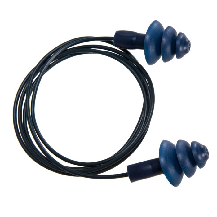 Portwest Detectable Corded Earplug (50) Blue Thumbnail