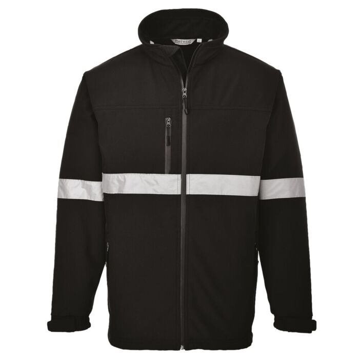 Portwest Iona Softshell Jacket Black Thumbnail