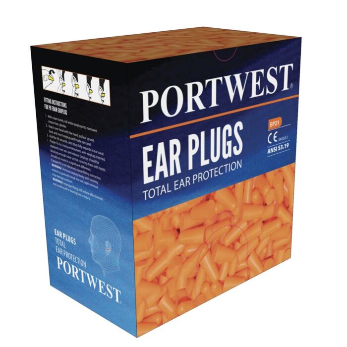 Portwest Earplug Dispenser Refill (500) Orange Thumbnail