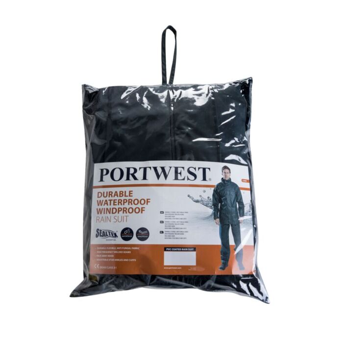 Portwest Sealtex Essential Rainsuit Navy Thumbnail