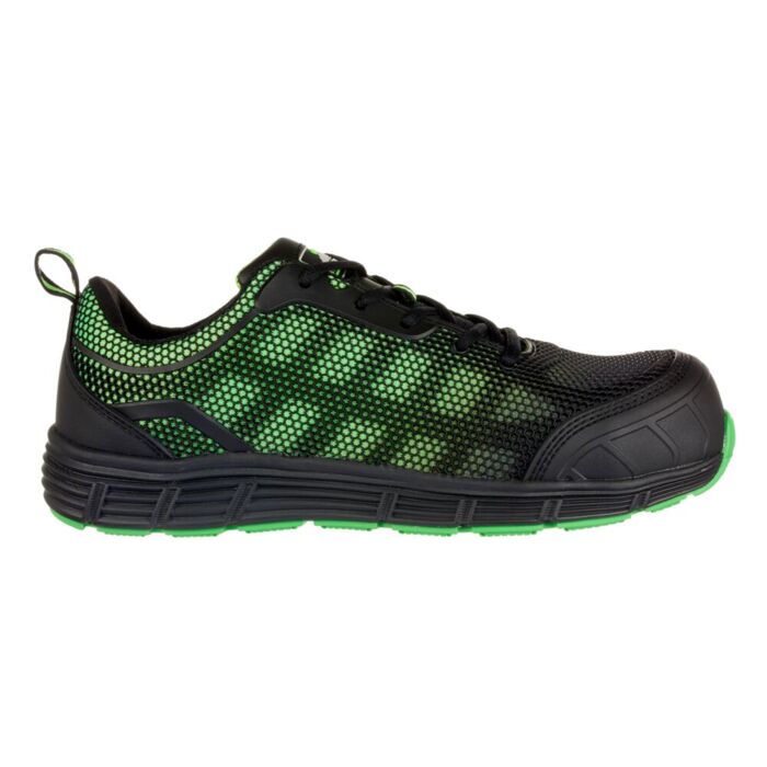 Portwest Compositelite Ogwen Trainer Black/Green Thumbnail