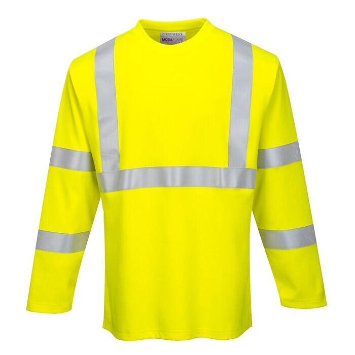 Portwest Flame Resistant ARC2 T-Shirt Yellow Thumbnail