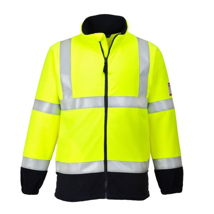 Portwest Bizflame Hi-Vis Fleece Yellow Thumbnail