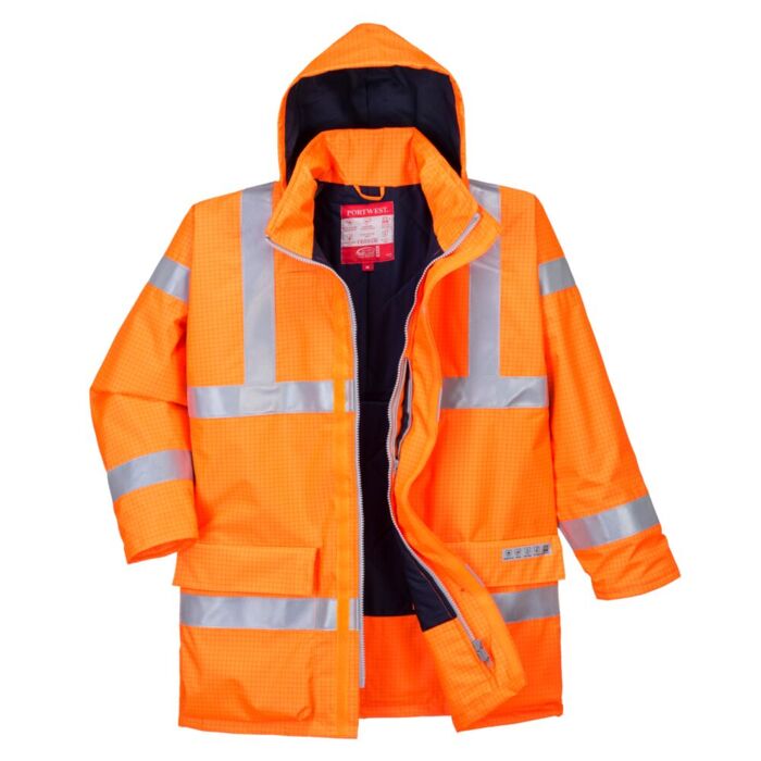 Portwest Antistatic FR Jacket Orange Thumbnail