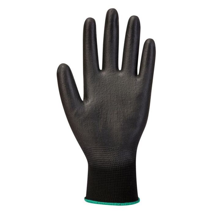 Portwest PU Palm Glove Latex Free - Full Carton (144) Black Thumbnail