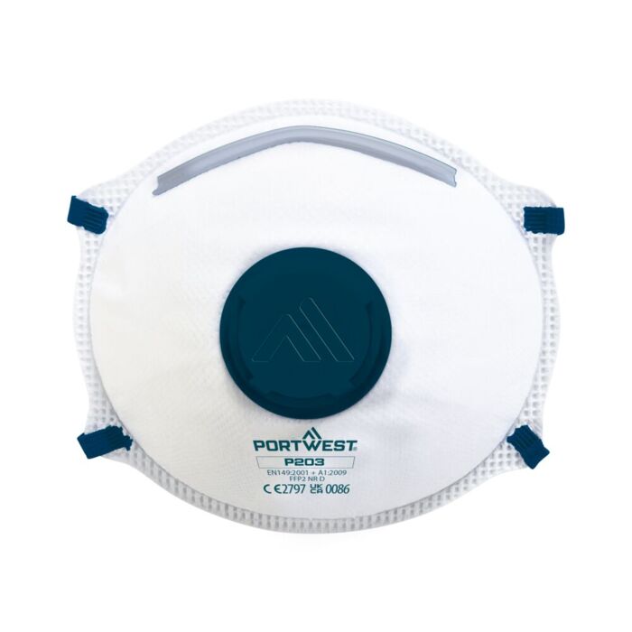 Portwest FFP2 Valved Dolomite Respirator (Pk10) Thumbnail