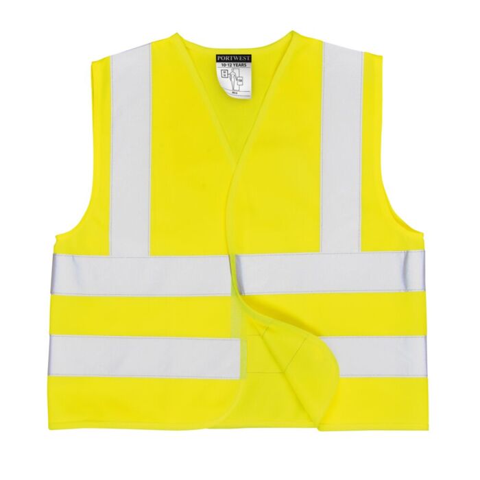 Portwest Hi-Vis Junior Vest Yellow Thumbnail