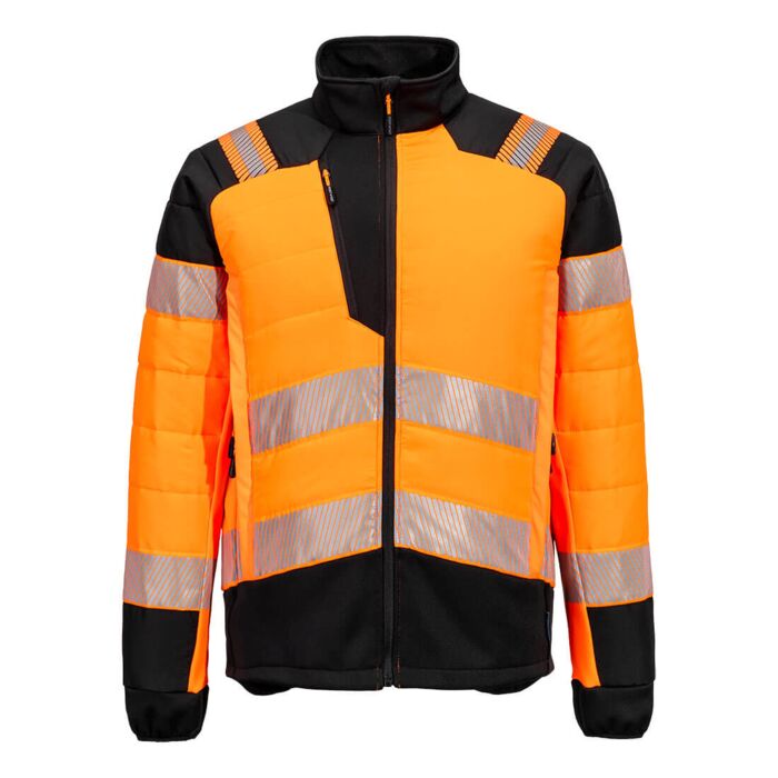Portwest  PW3 Hi-Vis Hybrid Baffle Jacket Thumbnail