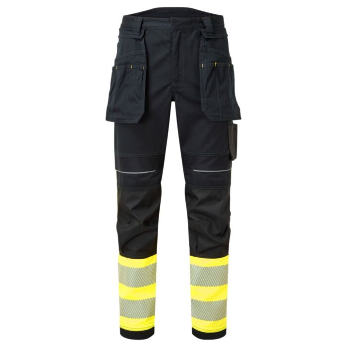 Portwest PW3 FR Modaflame Hi Vis Class 1 Holster Trousers Thumbnail