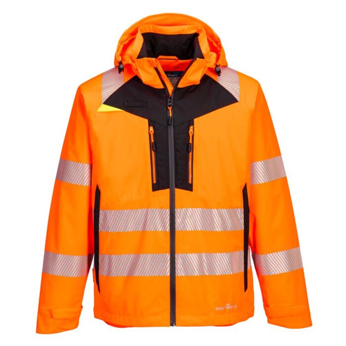 Portwest DX4 Hi-Vis Rain Jacket  Thumbnail