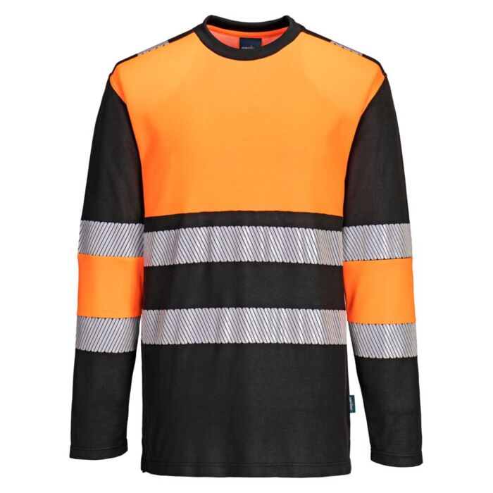 Portwest PW3 Hi-Vis Cotton Comfort Class 1 T-Shirt L/S  Thumbnail