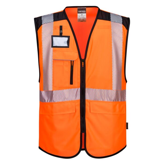 Portwest PW3 Hi-Vis Executive Vest Yellow/Black Thumbnail