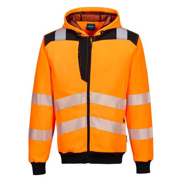 Portwest PW3 Hi-Vis Zip Hoodie  Thumbnail
