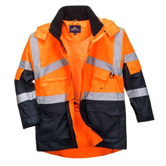 Portwest Hi-Vis Breathable Jacket Orange Thumbnail