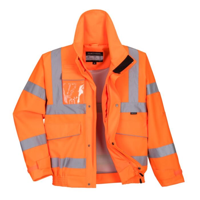 Portwest Hi-Vis Extreme Bomber Jacket Orange Thumbnail