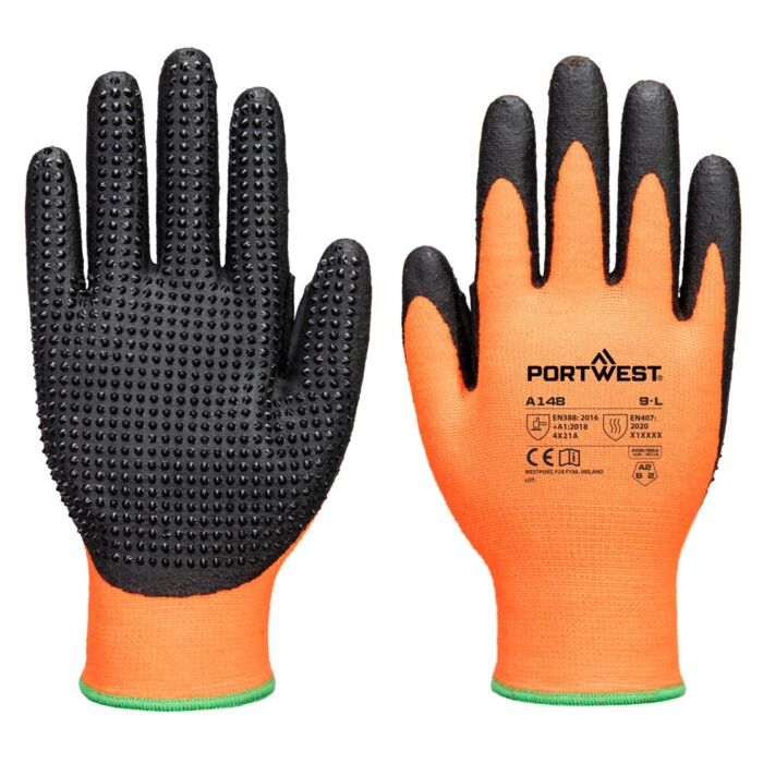 Portwest Grip 13 Nitrile High Dotted glove Thumbnail